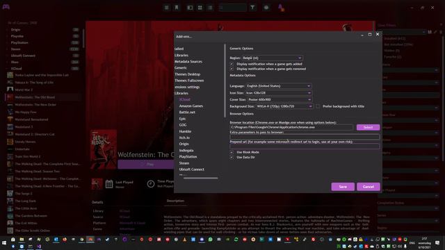 Playnite 9 - XCloud Library - Launch Microsoft Cloud Games Directly From Playnite In Your Webbrowse