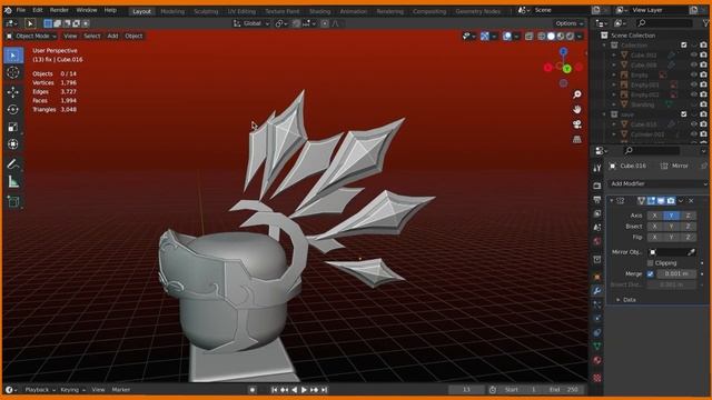 3D Model custom Roblox Valkyrie for UGC practice смотреть онлайн