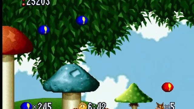 Bubsy in Fractured Furry Tales (Atari Jaguar) - Gameplay смотреть онлайн