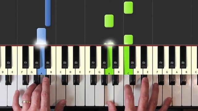 Counting Crows - Colorblind SLOW - Piano Tutorial Easy - How To Play (synthesia) смотреть онлайн