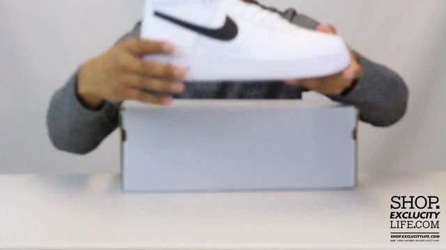 Nike Air Force 1 High White Black Unboxing Video at Exclucity смотреть онлайн