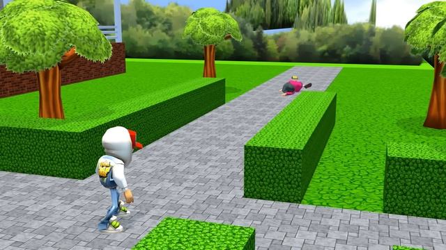 Subway Surfers Vs Scary Teacher 3D смотреть онлайн