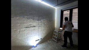 Как шпаклевать стены под обои или покраску. Механизированная шпаклёвка