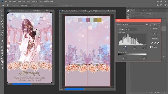 How to Design an Oracle Card in Photoshop смотреть онлайн
