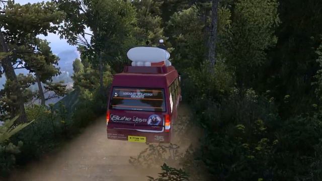 Mitsubishi PS100-Dangerous Road MOD-BUS MAP-Peru Death Road #ets2 Car BNSpors|Logitech-G29|Gamepla смотреть онлайн