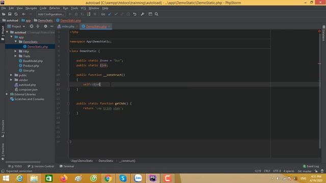 php từ cơ bản đến nâng cao tìm hiểu static oop phần 2 смотреть онлайн