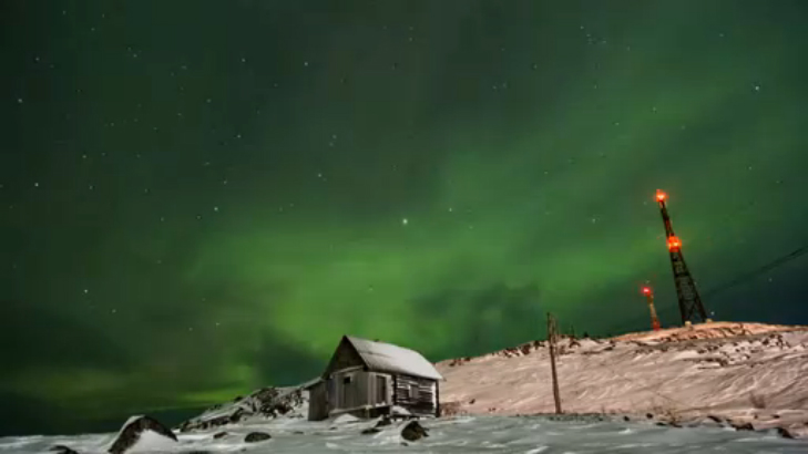 Северное сияние в России смотреть онлайн