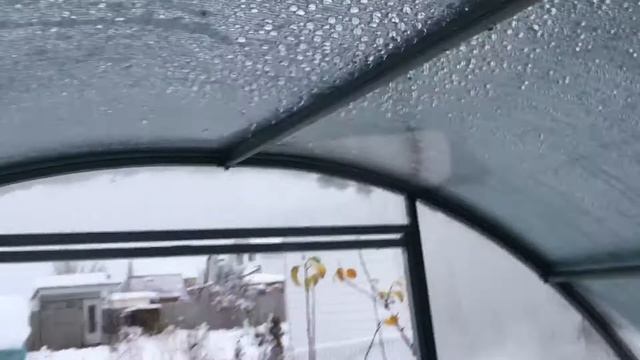 Теплица под снегом смотреть онлайн