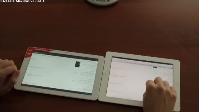 Senkatel Maximus vs iPad 3 смотреть онлайн