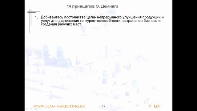 Принципы Деминга и почему это выгодно.