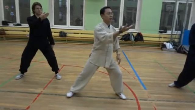 Тайзцзи 40 форма Чэнь.Урок 3-й ,часть 3-я. смотреть онлайн