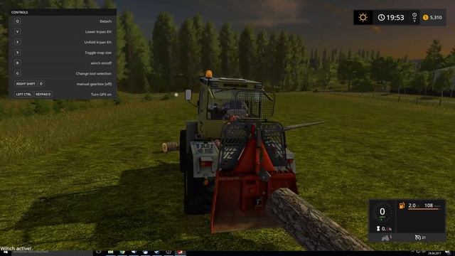 Forestry winch tutorial | how to use the winch [English] смотреть онлайн