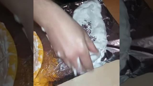 ВОЗДУШНЫЙ СЛАЙМ. Из пены для бритья, и клея. В домашних условиях. смотреть онлайн