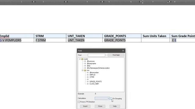 BI Publisher Basics: Using group level aggregation to calculate term gpa for all grades received. смотреть онлайн