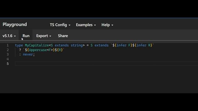 Implement the Capitalize Type in typescript смотреть онлайн