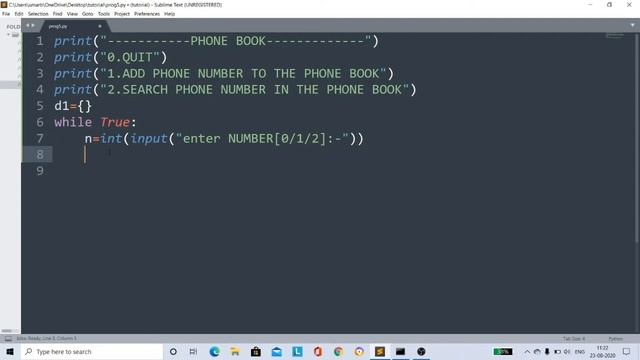 #24 simple phone book in python| Python Tutorial for Beginners [From Scratch]|Python Tutorial смотреть онлайн