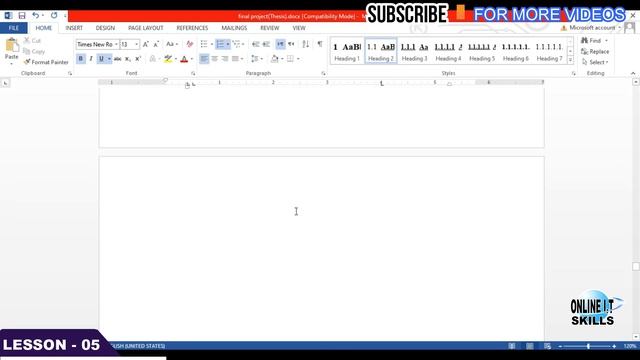 Table of Contents in MsWord - onlineitskills #digiskills #skillhub #MsWord #computerskills смотреть онлайн