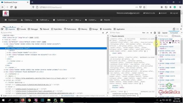 Django Oscar E-commerce Tutorial - Style dashboard by overriding Oscar CSS file (Part-8) | English смотреть онлайн