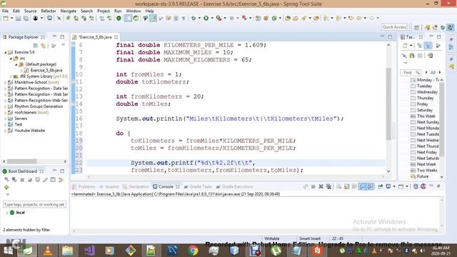Introduction To Java Programming Exercise 5 6b смотреть онлайн