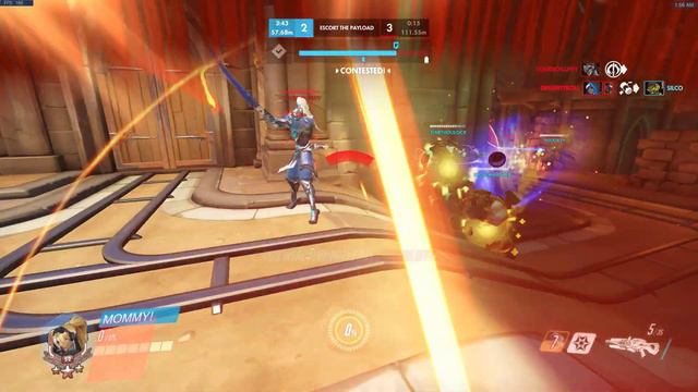overwatch widowmaker attack on blizzard world смотреть онлайн