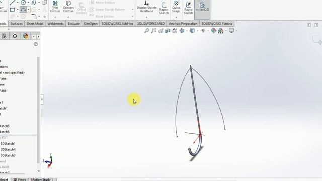 SURFACE DESIGN-SOLIDWORKS l UMBRELLA l 2019 l KNIT SURFACE l MODELLING смотреть онлайн