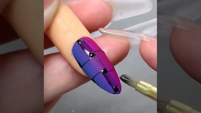 Необычный дизайн ногтей - маникюр - nail art - shorts - tiktok trends смотреть онлайн