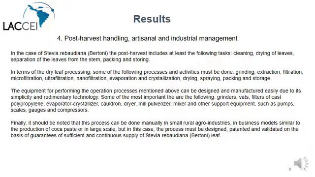 VIDEO LACCEI Stevia REV1 CON SONIDO смотреть онлайн