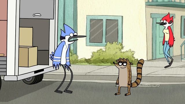 Regular Show - Mordecai And Rigby Help Margaret Move Out смотреть онлайн