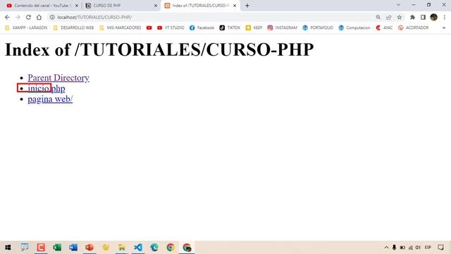 05 - Qué es INDEX | Curso de PHP desde Cero смотреть онлайн