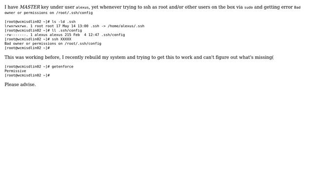 DevOps & SysAdmins: Bad owner or permissions on /root/.ssh/config смотреть онлайн