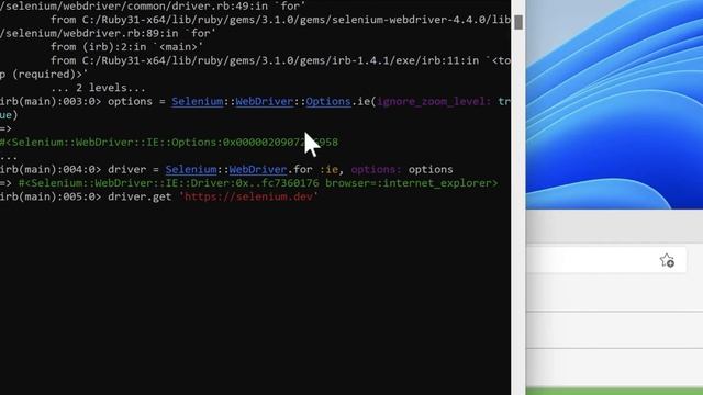 Using Selenium with Edge in IE Mode смотреть онлайн
