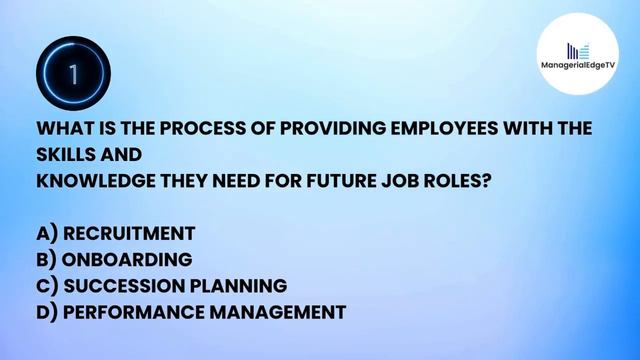 Human Resource Management Quiz | Interview Preparation | Part -2 @ManagerialEdgeTVOfficial смотреть онлайн