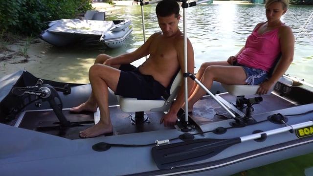 Уникальный катамаран с велоприводом | Unique Catamaran With A Bicycle