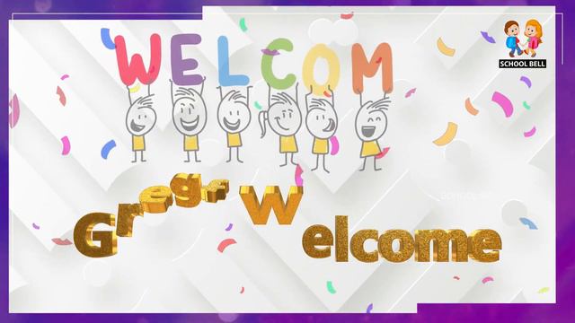 Welcome Song Lyrical | With A Smile On A Face | School Bell смотреть онлайн