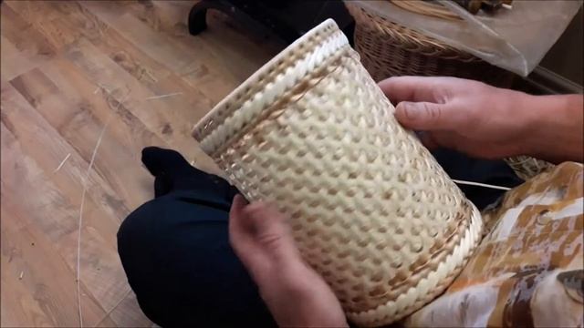 Плетение шкатулки с плотным полотном - крышка смотреть онлайн