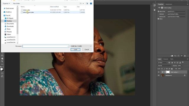How to load LUTS to pictures in Photoshop (Loading LUTS in Photoshop ) смотреть онлайн