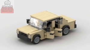 LEGO MOC#30 Russia Lada VAZ-2105 Лего Ла́да АвтоВАЗ