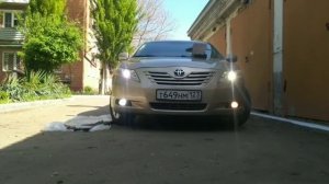 Светодиодные лампы в противотуманки Камри 40