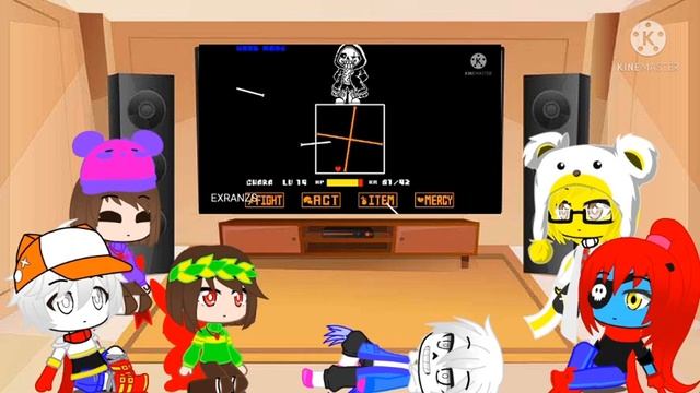 Undertale react to EPIC!SANS FIGHT смотреть онлайн