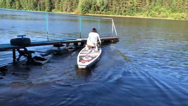 Тест драйв надувного сапсёрфа смотреть онлайн