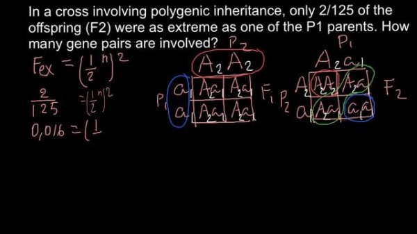 How to solve problems with polygenic inheritance