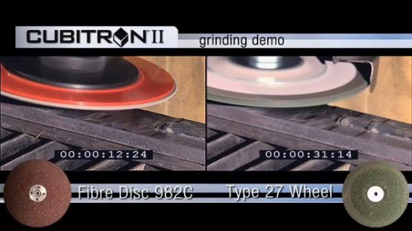 3M™ Cubitron™ II Fibre Disc 982C Grinding Demo
