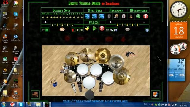 Dany's Virtual Drum смотреть онлайн