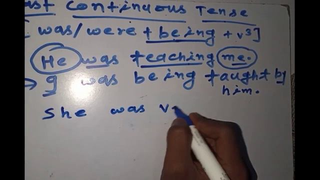 || Voice || Past Continuous Tense Change into passive voice Part - 5 смотреть онлайн