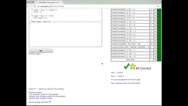 thoughts on codingbat algorithm challenges смотреть онлайн