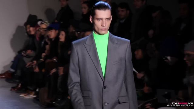 Mugler Fall Winter 2013 Menswear | Stylerumor.com смотреть онлайн