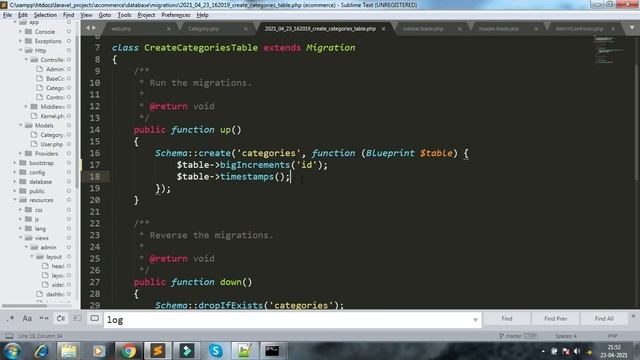 part 10 laravel category and subcategory manage by one table using relationship | laravel project смотреть онлайн