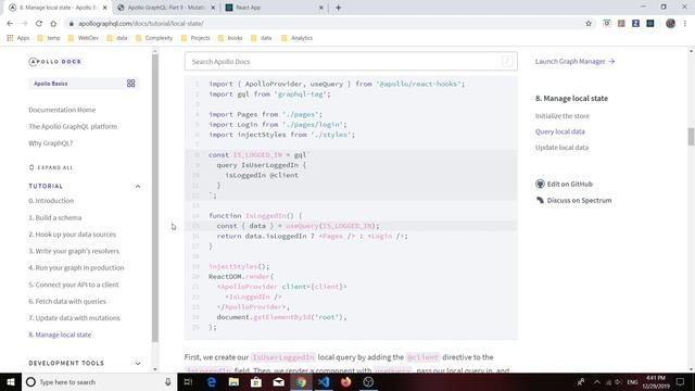 Full Stack Apollo GraphQL With React and Node: Part 9 - Mutations With Apollo Client смотреть онлайн