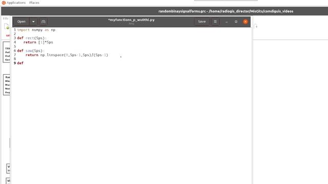 GNU Radio Python Module to give form to a binary signal смотреть онлайн