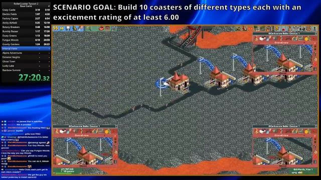 Beating RollerCoaster Tycoon 2 in under an Hour (Former world record) смотреть онлайн